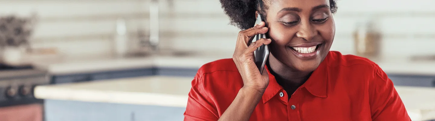 Image talking on the phone