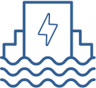 Hydropower Icon Infographic 